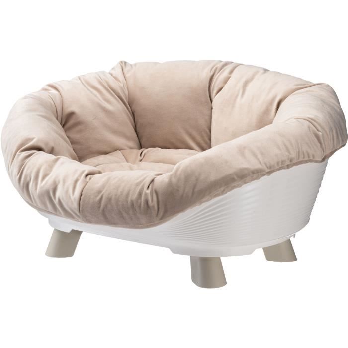 Basket - FERPLAST - SOFA THRONE 4 - With cushion - White