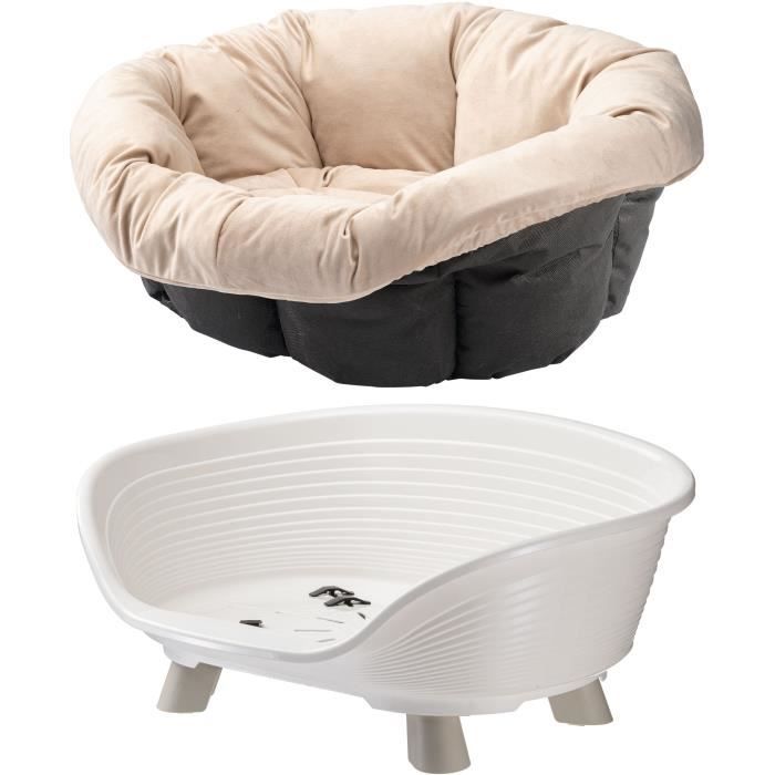 Basket - FERPLAST - SOFA THRONE 4 - With cushion - White
