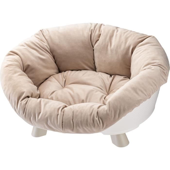 Basket - FERPLAST - SOFA THRONE 4 - With cushion - White