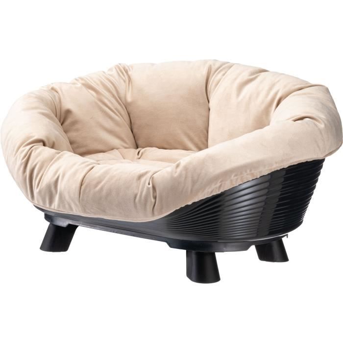 Basket - FERPLAST - SOFA THRONE 4 - With cushion - Black