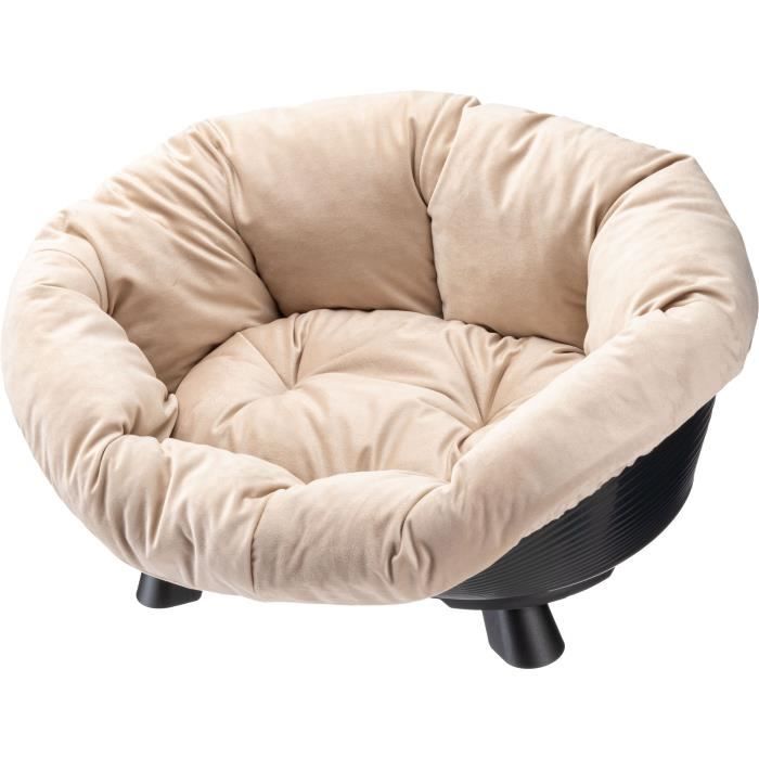 Basket - FERPLAST - SOFA THRONE 4 - With cushion - Black