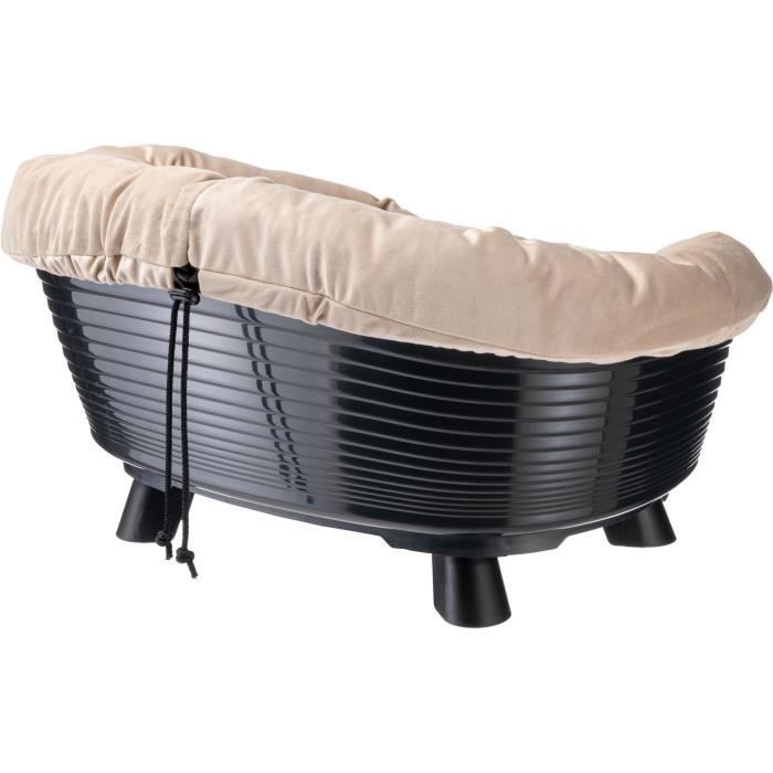 Basket - FERPLAST - SOFA THRONE 4 - With cushion - Black
