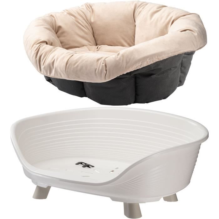 Basket - FERPLAST - SOFA THRONE 6 - With cushion - White