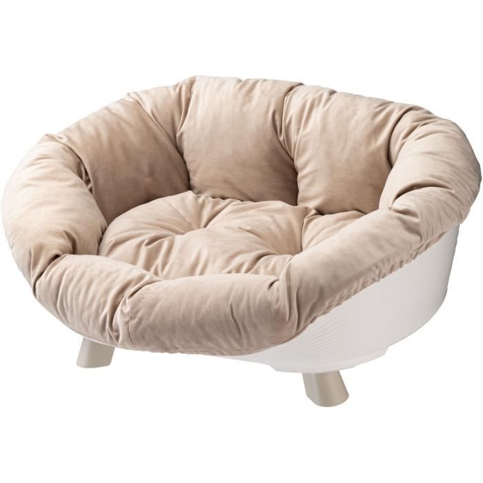 Basket - FERPLAST - SOFA THRONE 6 - With cushion - White