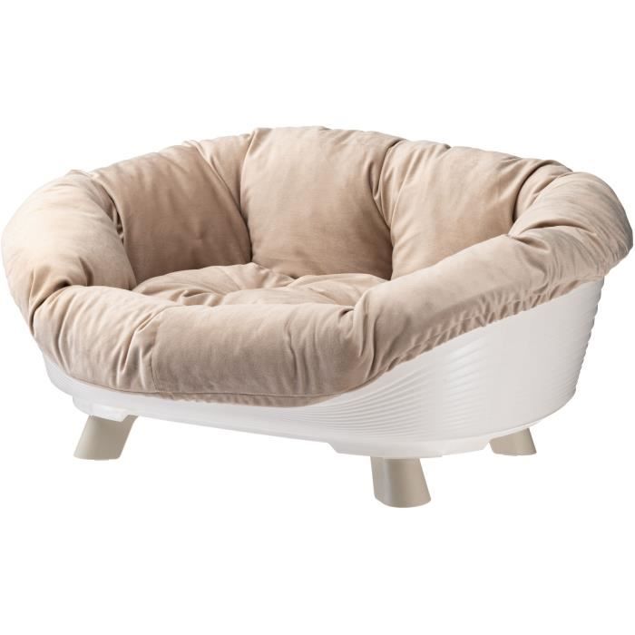 Basket - FERPLAST - SOFA THRONE 6 - With cushion - White