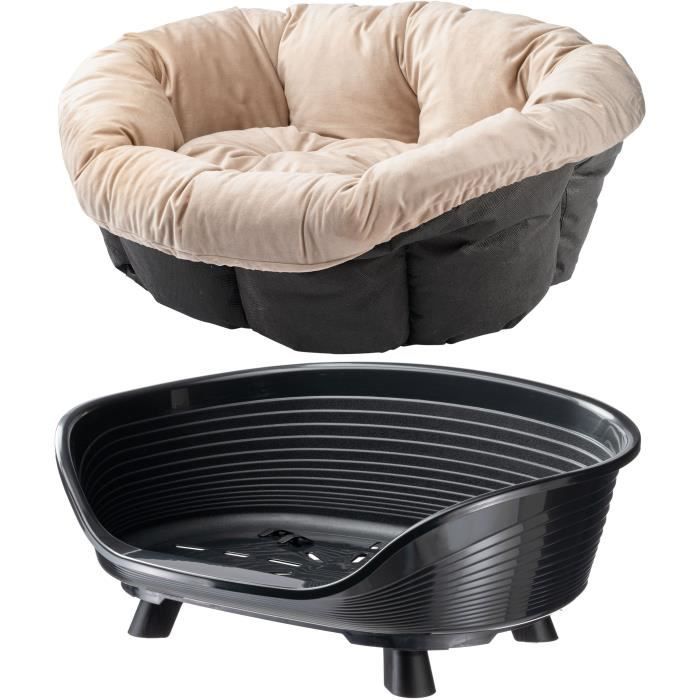 Basket - FERPLAST - SOFA THRONE 6 - With cushion - Black