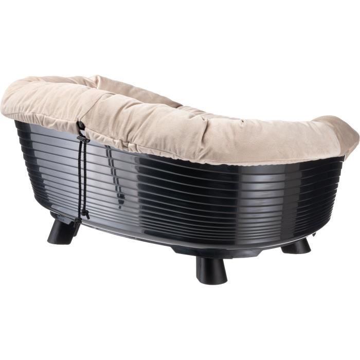 Basket - FERPLAST - SOFA THRONE 6 - With cushion - Black