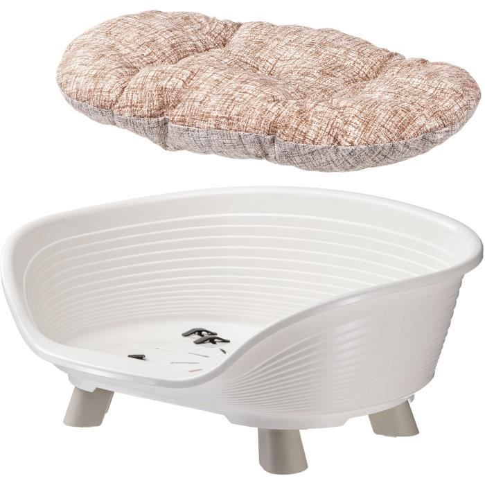 Basket - FERPLAST - THRONE 4 - With relax cushion - White
