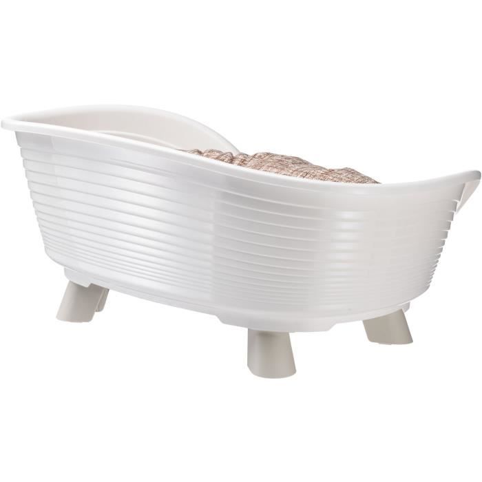 Basket - FERPLAST - THRONE 4 - With relax cushion - White