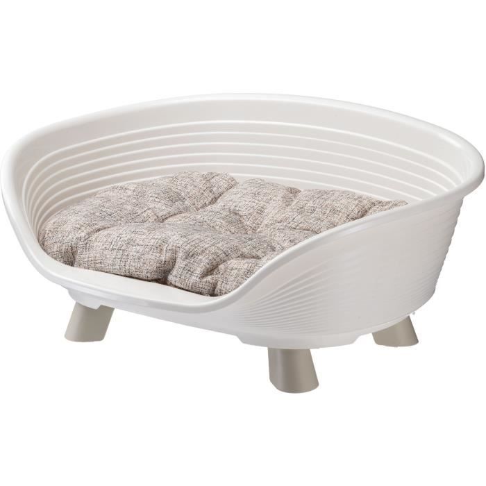 Basket - FERPLAST - THRONE 4 - With relax cushion - White