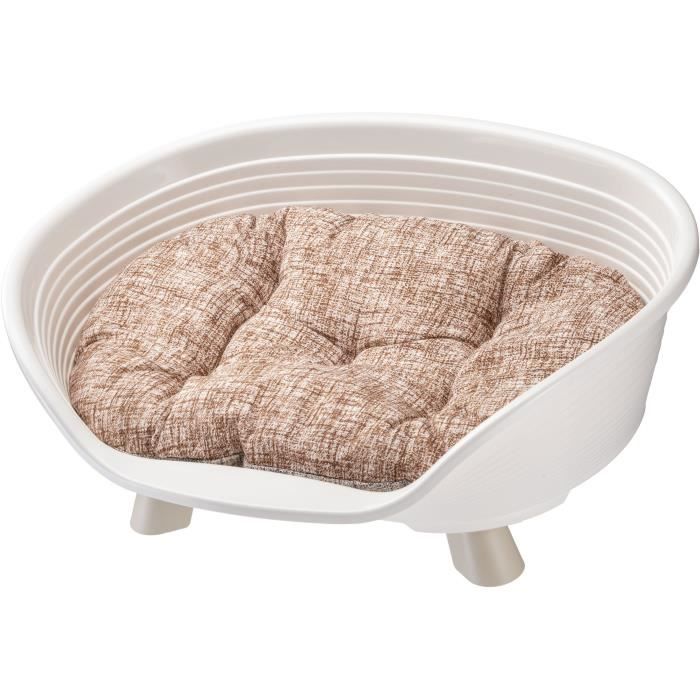 Basket - FERPLAST - THRONE 4 - With relax cushion - White