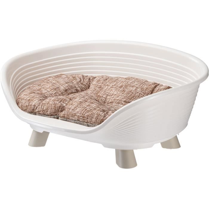 Basket - FERPLAST - THRONE 4 - With relax cushion - White
