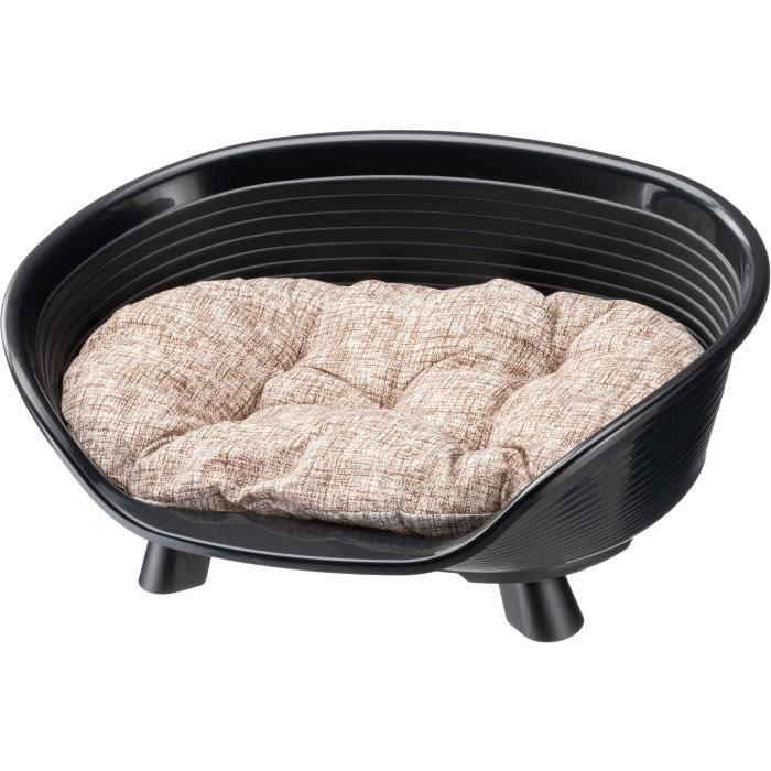 Basket - FERPLAST - THRONE 4 - With relax cushion - Black