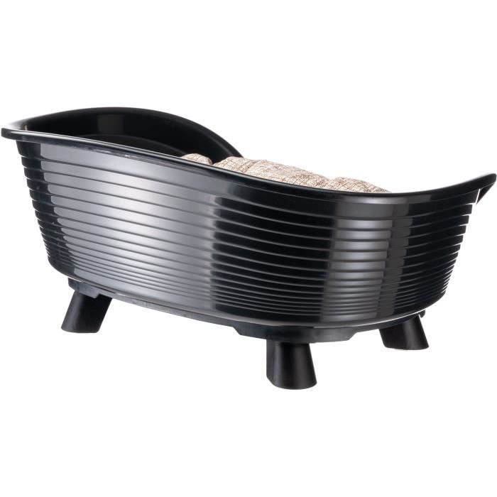 Basket - FERPLAST - THRONE 4 - With relax cushion - Black