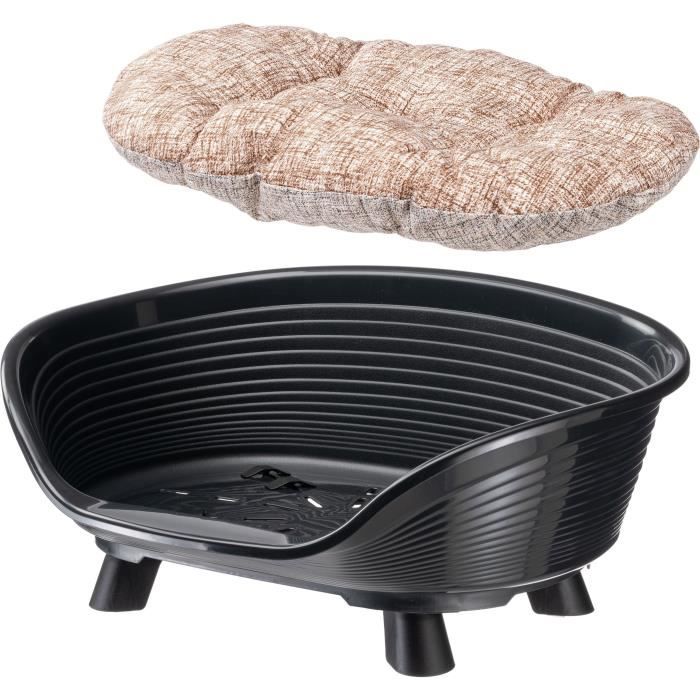 Basket - FERPLAST - THRONE 4 - With relax cushion - Black