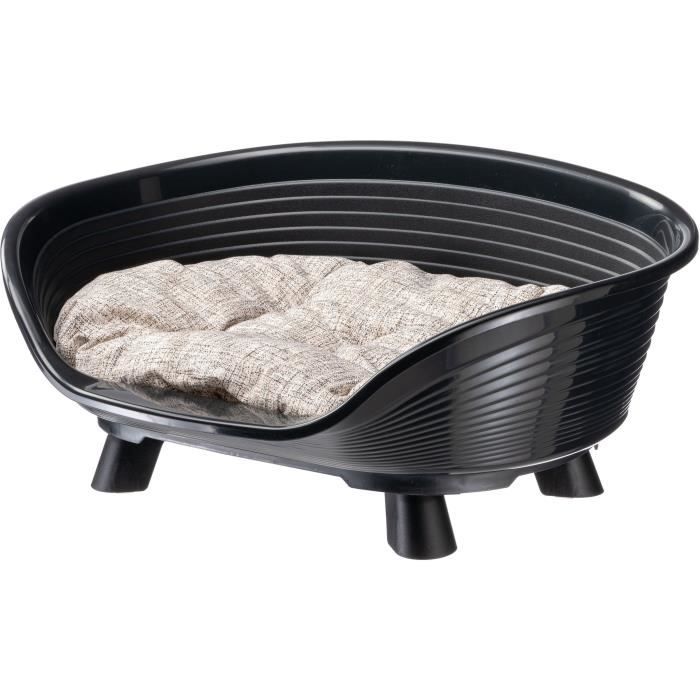 Basket - FERPLAST - THRONE 4 - With relax cushion - Black