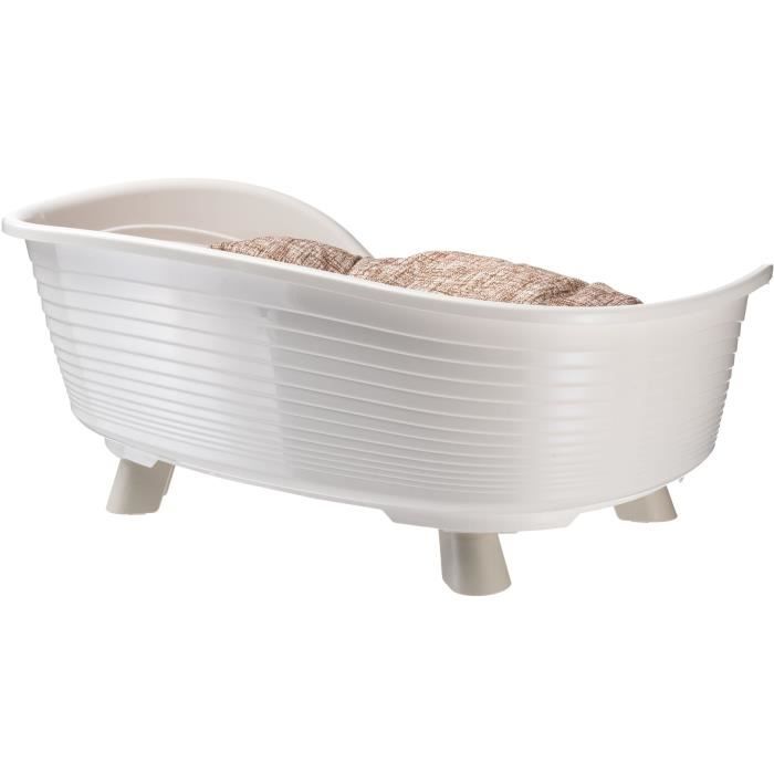 Basket - FERPLAST - THRONE 6 - With relax cushion - White