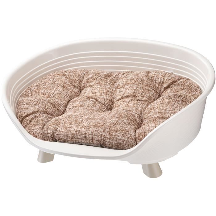 Basket - FERPLAST - THRONE 6 - With relax cushion - White