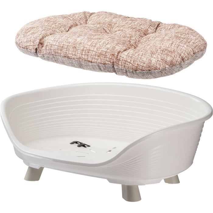 Basket - FERPLAST - THRONE 6 - With relax cushion - White