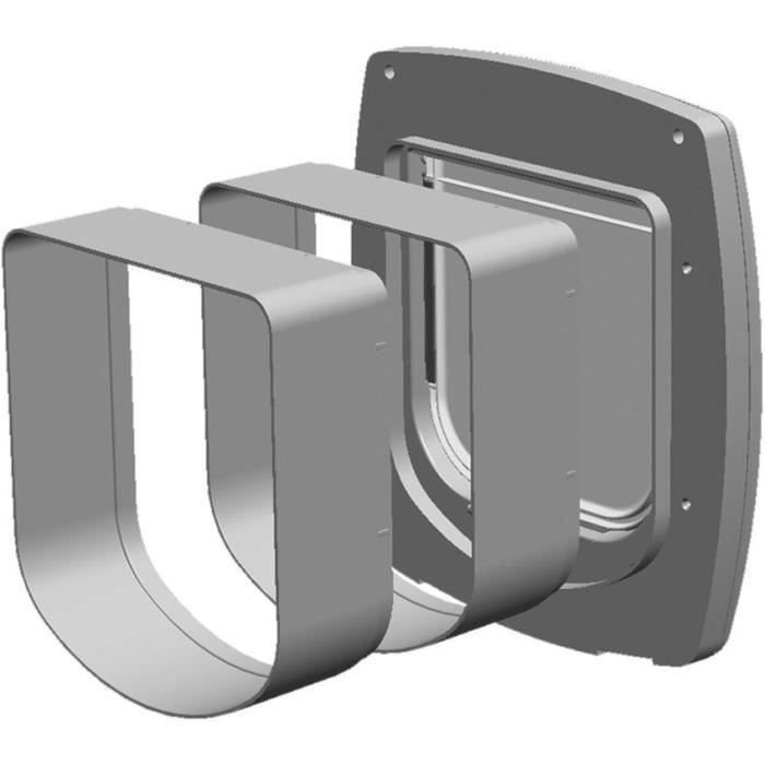 Extension tunnel - FERPLAST - For Swing 3/5 cat flaps - Gray