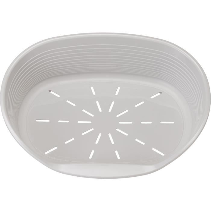 SIESTA DELUXE Basket Size 6 - 70.5*52*23 cm - Light Grey - FERPLAST