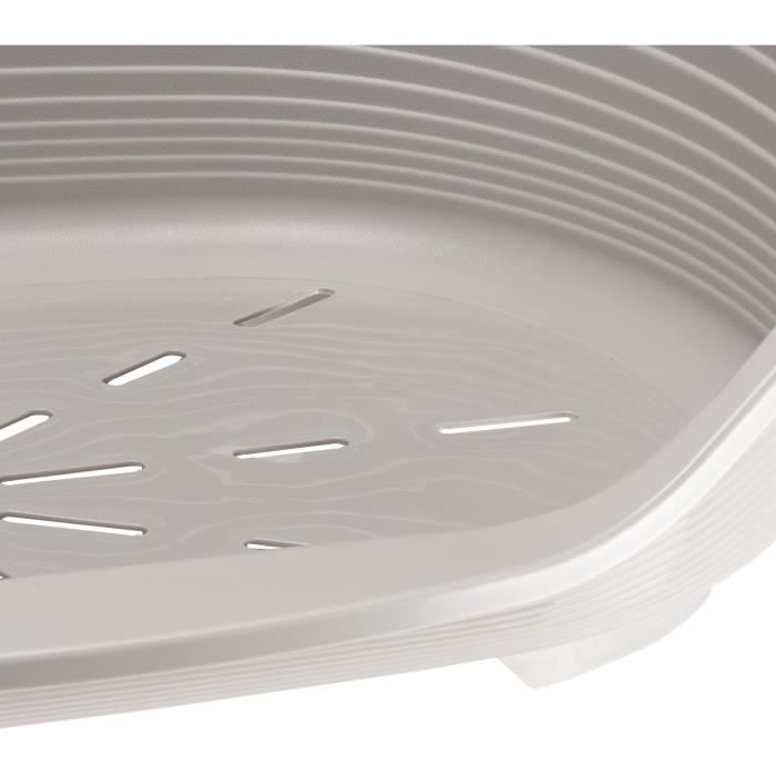 SIESTA DELUXE Basket Size 6 - 70.5*52*23 cm - Light Grey - FERPLAST