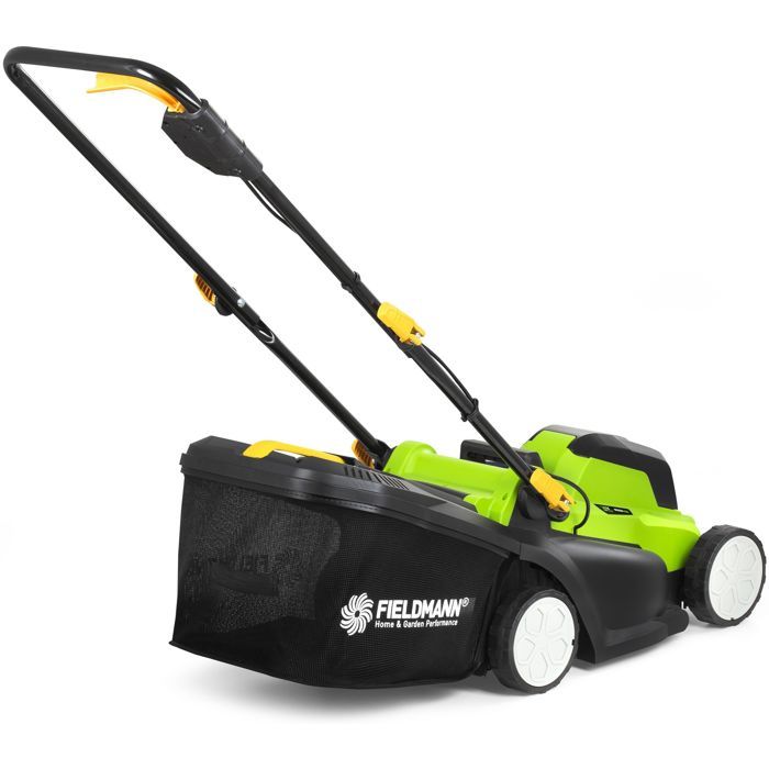 Cordless lawnmower - FIELDMANN - 20V - Cutting 33 cm - Max height 65 mm - Battery and charger not included