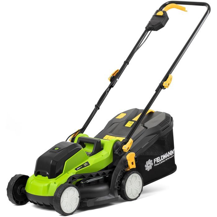 Cordless lawnmower - FIELDMANN - 20V - Cutting 33 cm - Max height 65 mm - Battery and charger not included