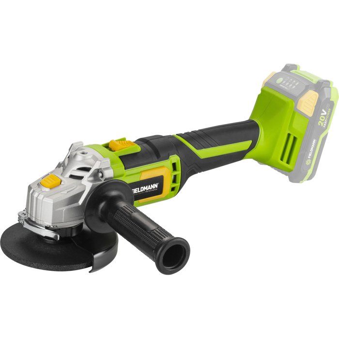Cordless angle grinder - FIELDMANN - 20V - 115 mm - Battery and charger not included