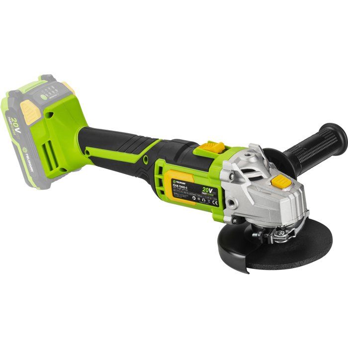 Cordless angle grinder - FIELDMANN - 20V - 115 mm - Battery and charger not included