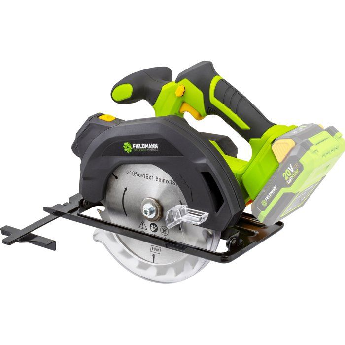 Cordless circular saw - FIELDMANN - 20V - 165 mm - Laser guide - Battery and charger not included