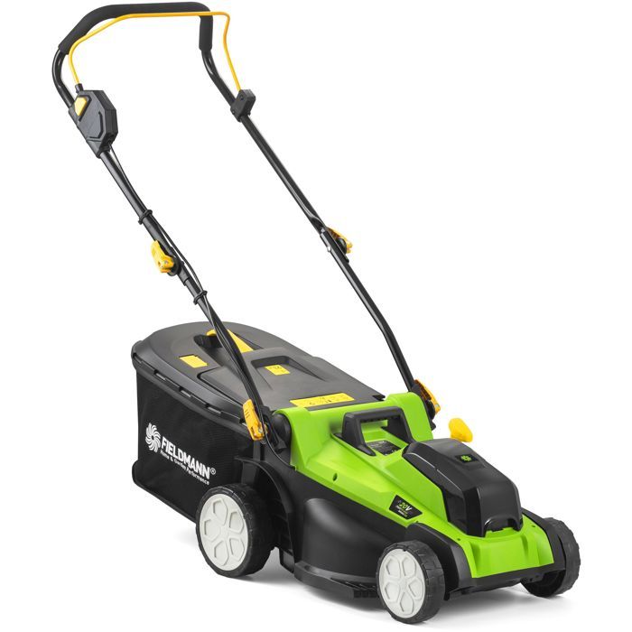 Cordless lawnmower - FIELDMANN - 20V - Cutting 37 cm - Max height 75 mm - Battery and charger not included
