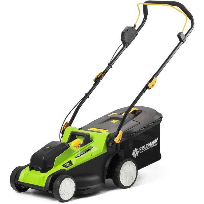 Cordless lawnmower - FIELDMANN - 20V - Cutting 37 cm - Max height 75 mm - Battery and charger not included