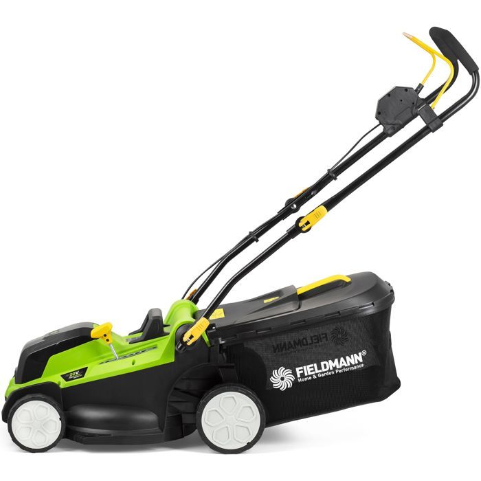 Cordless lawnmower - FIELDMANN - 20V - Cutting 37 cm - Max height 75 mm - Battery and charger not included