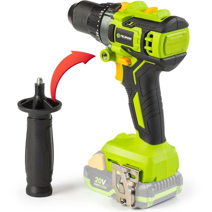Cordless impact drill - FIELDMANN - 20V - Brushless - 1900 rpm - 60 Nm - Battery and charger not included