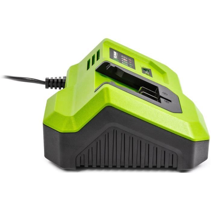 Fast charger - FIELDMANN - For 20V battery - Charges 2Ah in 30 min - Compatible with 2Ah, 4Ah, 8Ah