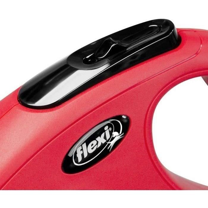 Leash Flexi Classic Cord S Red 8 Meters