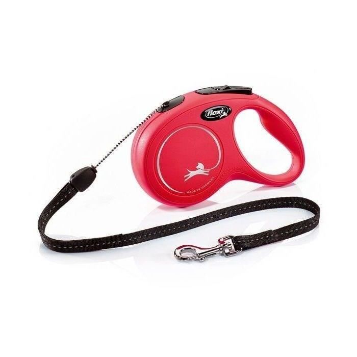 Leash Flexi Classic Cord S Red 8 Meters