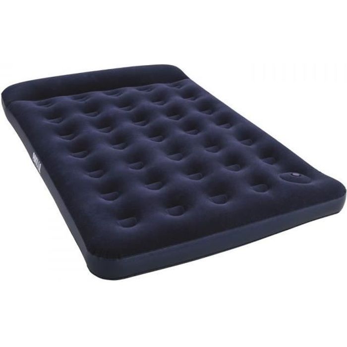 Inflatable camping mattress - BESTWAY - 67225 - 2 places - 1.91m x 1.37m x 22cm - With integrated foot pump
