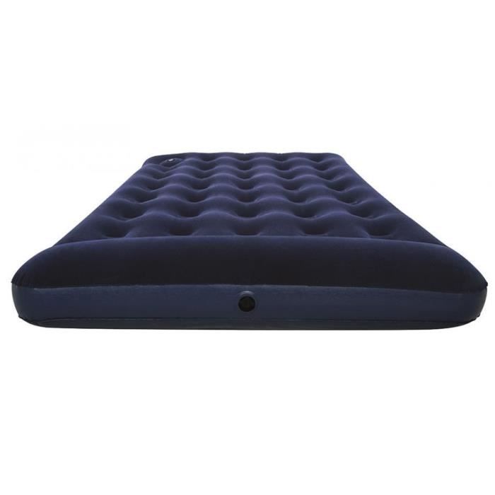 Inflatable camping mattress - BESTWAY - 67225 - 2 places - 1.91m x 1.37m x 22cm - With integrated foot pump