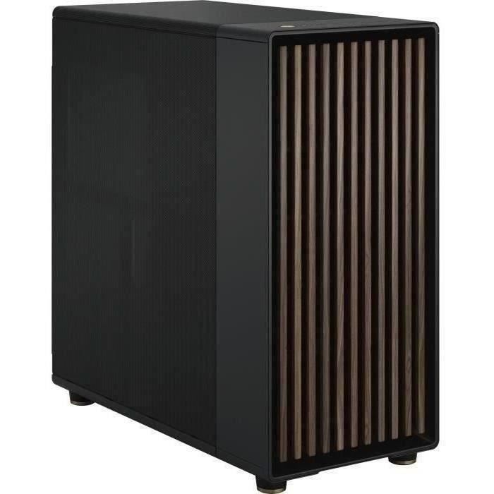 PC Case - FRACTAL DESIGN - North XL Charcoal Black - FD-C-NOR1X-01 - E-ATX - Elegant wood and alloy design