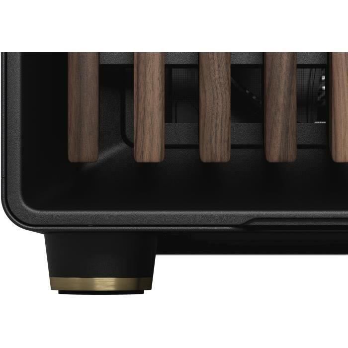 PC Case - FRACTAL DESIGN - North XL Charcoal Black TG Dark - FD-C-NOR1X-02 - E-ATX - Elegant wood and alloy design