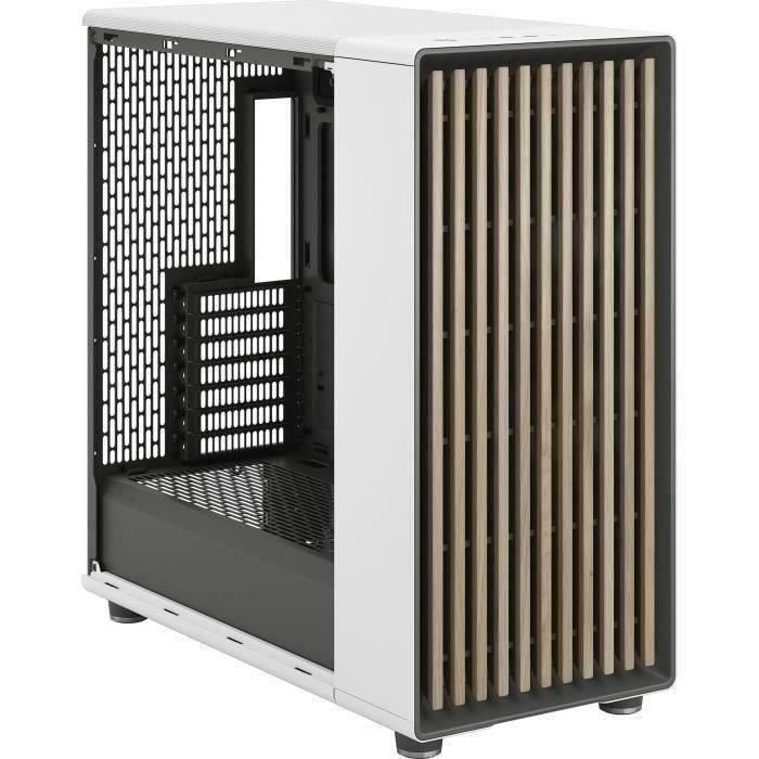 PC Case - FRACTAL DESIGN - North XL Chalk White - FD-C-NOR1X-03 - E-ATX - Elegant wood and alloy design