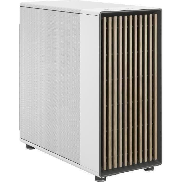 PC Case - FRACTAL DESIGN - North XL Chalk White - FD-C-NOR1X-03 - E-ATX - Elegant wood and alloy design