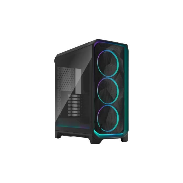 PC Case - FRACTAL DESIGN - Meshify 3 Ambience Pro RGB - E-ATX (277 mm) - 3 fans - 20 Gbps USB Type C - Black