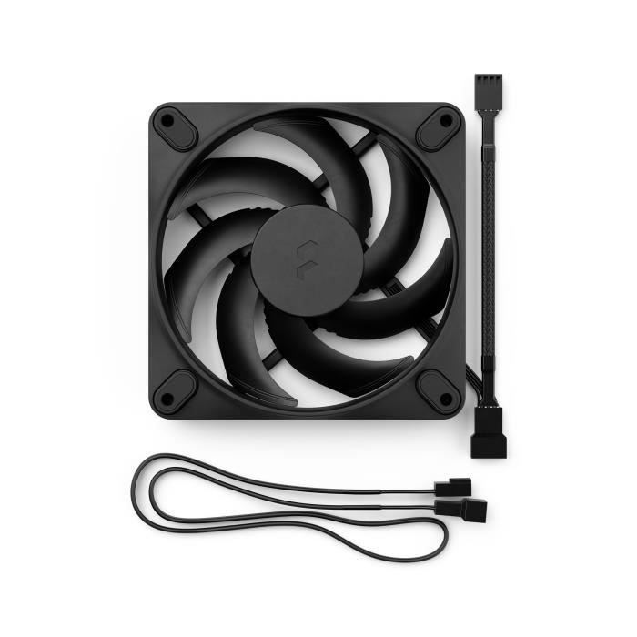 PC Fan - FRACTAL DESIGN - Momentum 12 - FDB - PWM Control - Noise-Reducing Swept Blades - Black