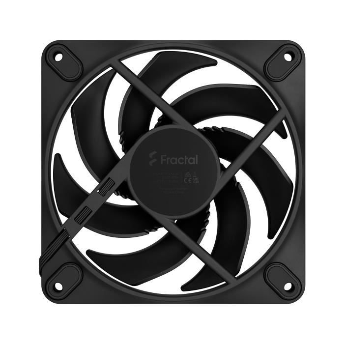PC Fan - FRACTAL DESIGN - Momentum 12 - FDB - PWM Control - Noise-Reducing Swept Blades - Black