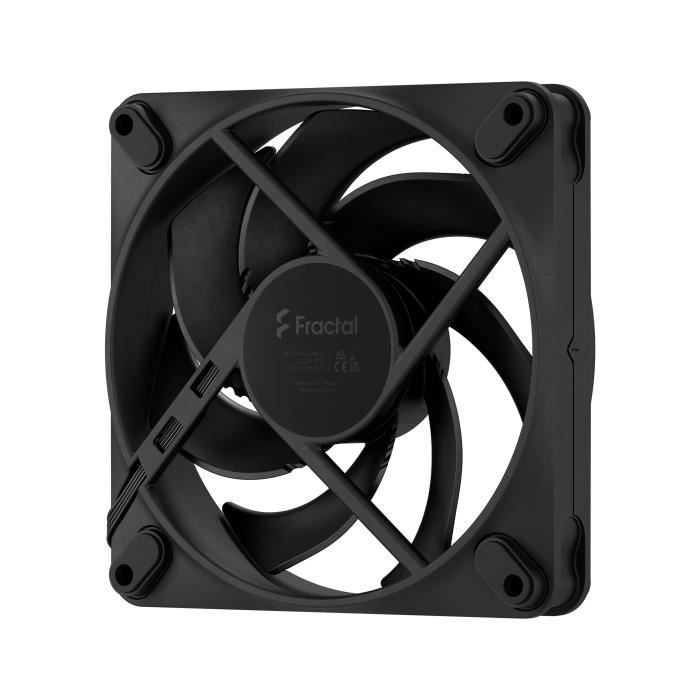 PC Fan - FRACTAL DESIGN - Momentum 12 - FDB - PWM Control - Noise-Reducing Swept Blades - Black