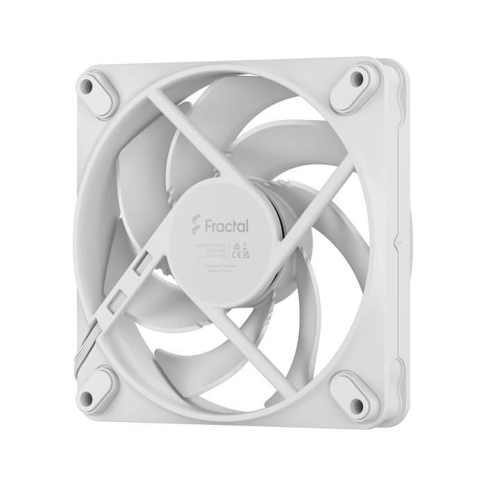 PC Fan - FRACTAL DESIGN - Momentum 12 - FDB - PWM Control - Noise-Reducing Swept Blades - White