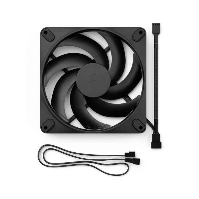 PC Fan - FRACTAL DESIGN - Momentum 14 - FDB - PWM Control - Noise-Reducing Swept Blades - Black